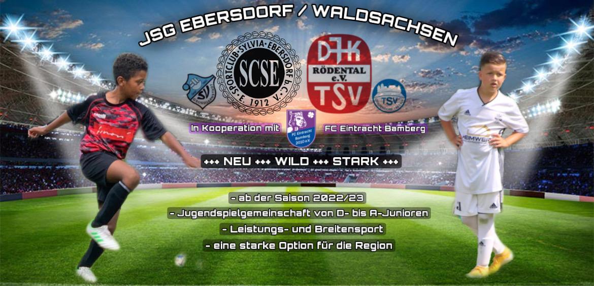 Vereinsnachrichten April 2022 – SC Sylvia Ebersdorf 1912 e.V. und DJK/TSV Rödental e.V. gründen im Jugendbereich neue Spielgemeinschaft
